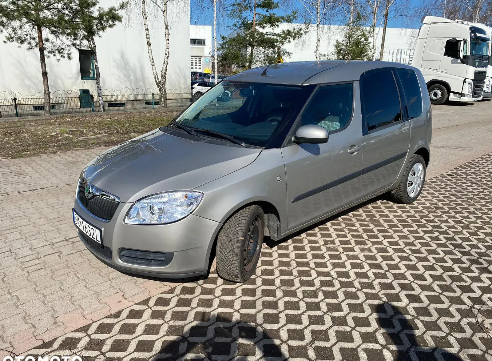 śląskie Skoda Roomster cena 11500 przebieg: 175825, rok produkcji 2007 z Jarocin